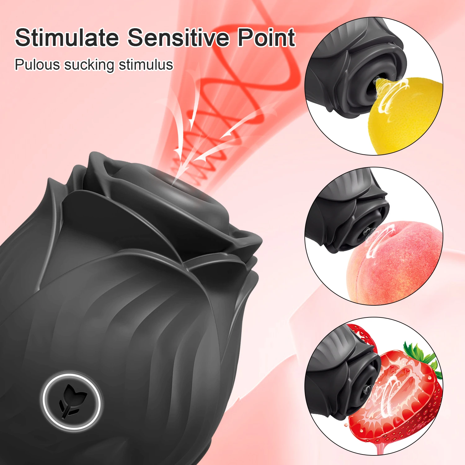 Rose Vacuum Clit Vibrator